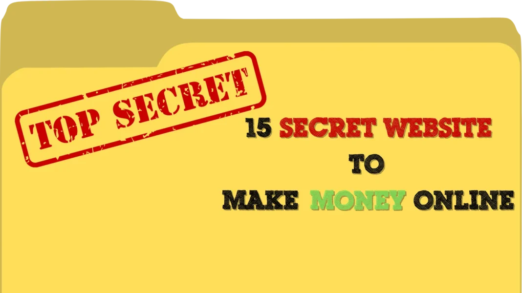 15 secret websites to make money online