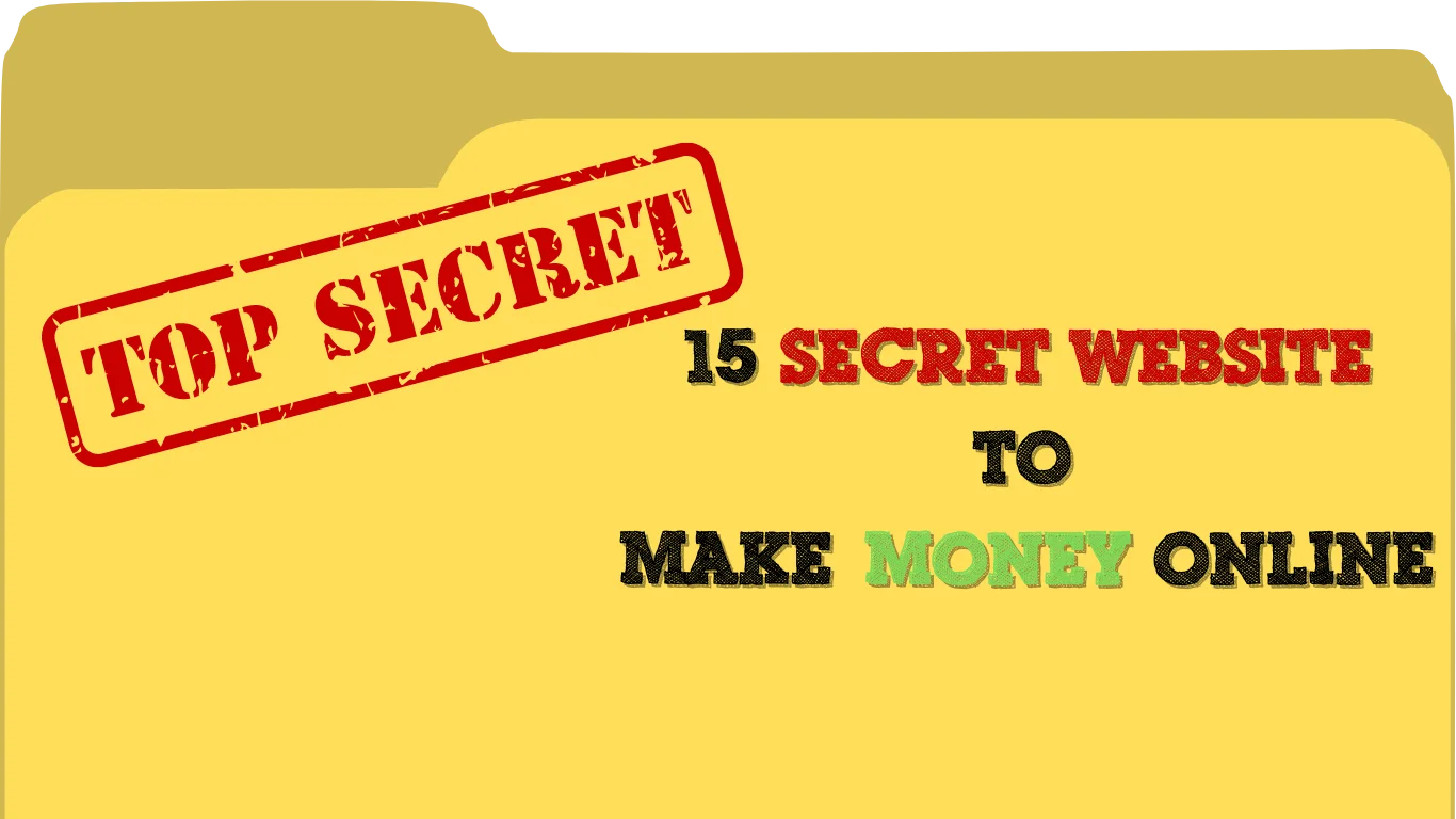 15 secret websites to make money online