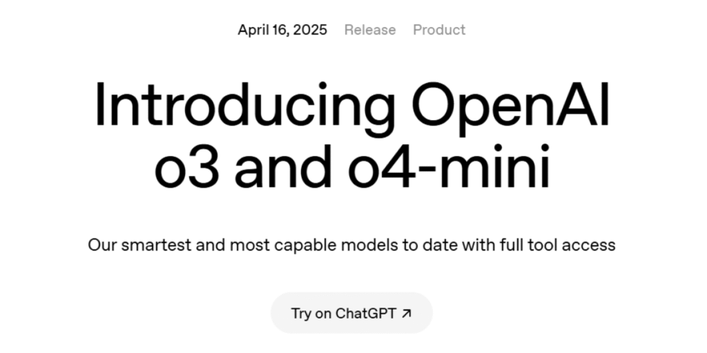 openai o3
