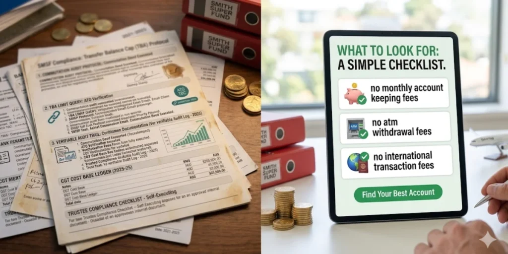 what to look for in a no fee bank account